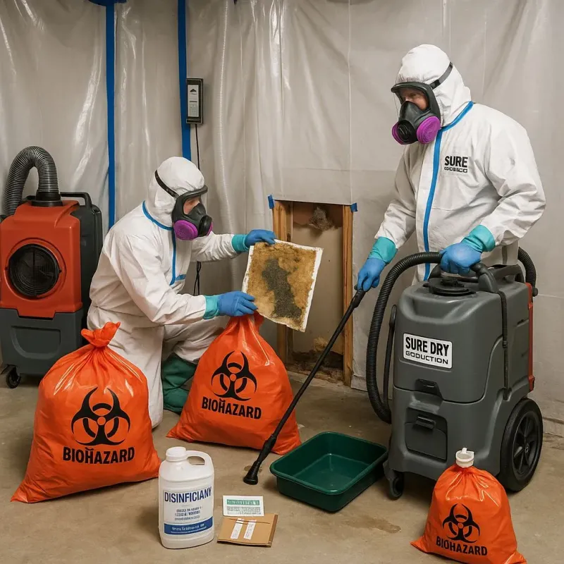 Contaminated Water Handling Protocols process in Crockett, TX