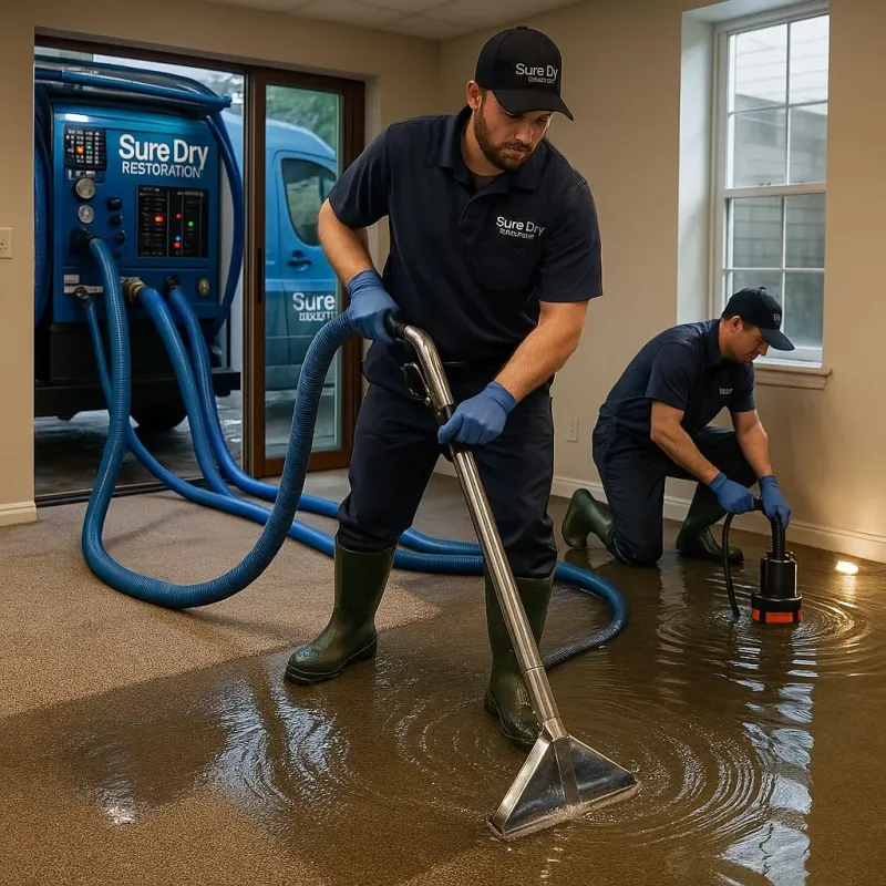 Water Extraction and Removal process in Crockett, TX